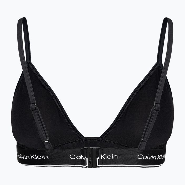 Maudymosi kostiumėlio viršutinė dalis Calvin Klein Triangle-RP black 2