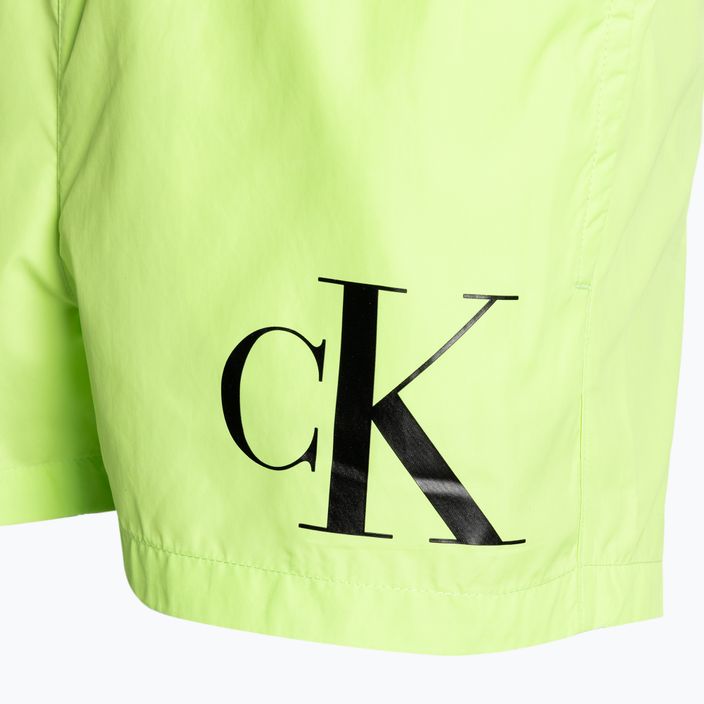 Vyriški maudymosi šortai Calvin Klein Short Drawstring sharp green 3