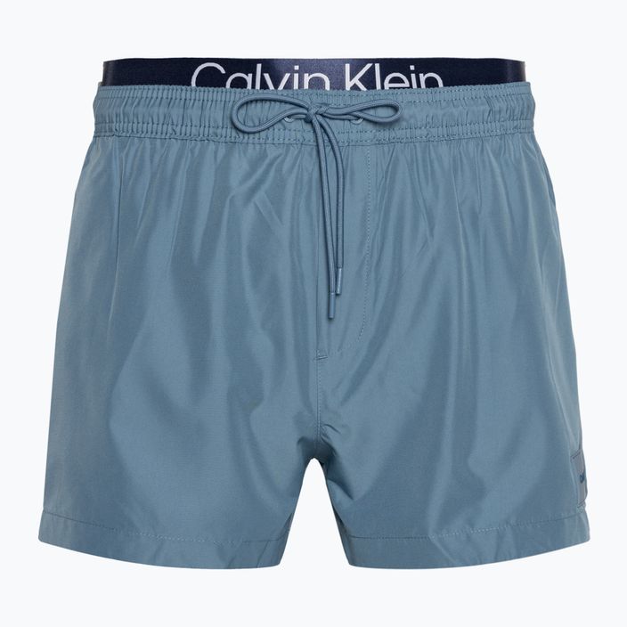 Vyriški maudymosi šortai Calvin Klein Short Double Waistband muted cerulean