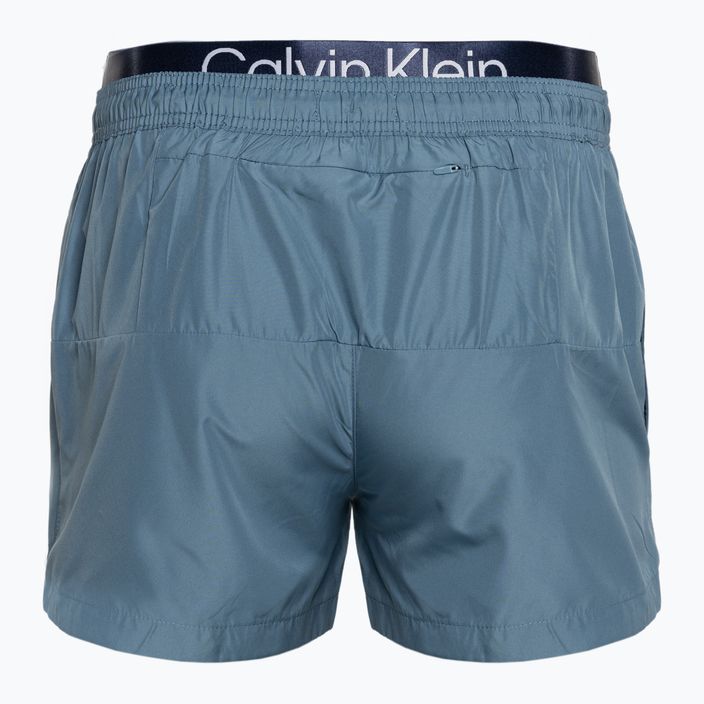 Vyriški maudymosi šortai Calvin Klein Short Double Waistband muted cerulean 2