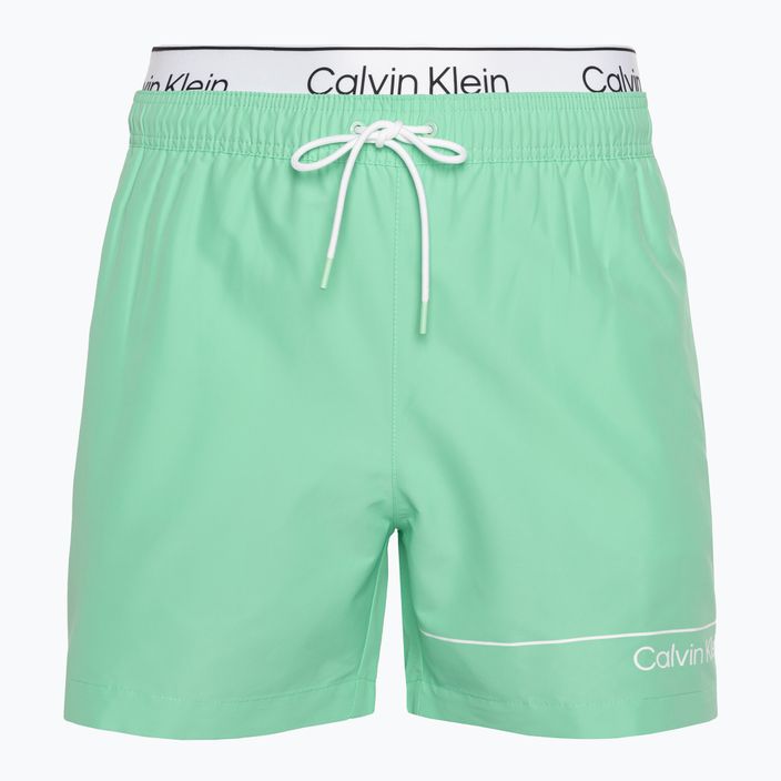 Vyriški maudymosi šortai Calvin Klein Medium Double WB cabbage