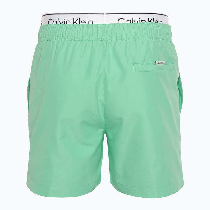 Vyriški maudymosi šortai Calvin Klein Medium Double WB cabbage 2