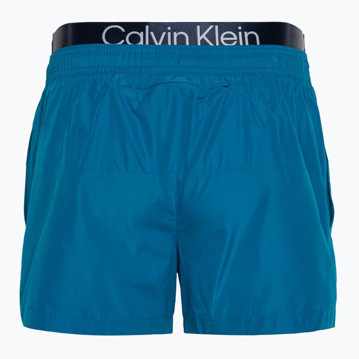 Vyriški maudymosi šortai Calvin Klein Short Double Waistband ocean hue 2