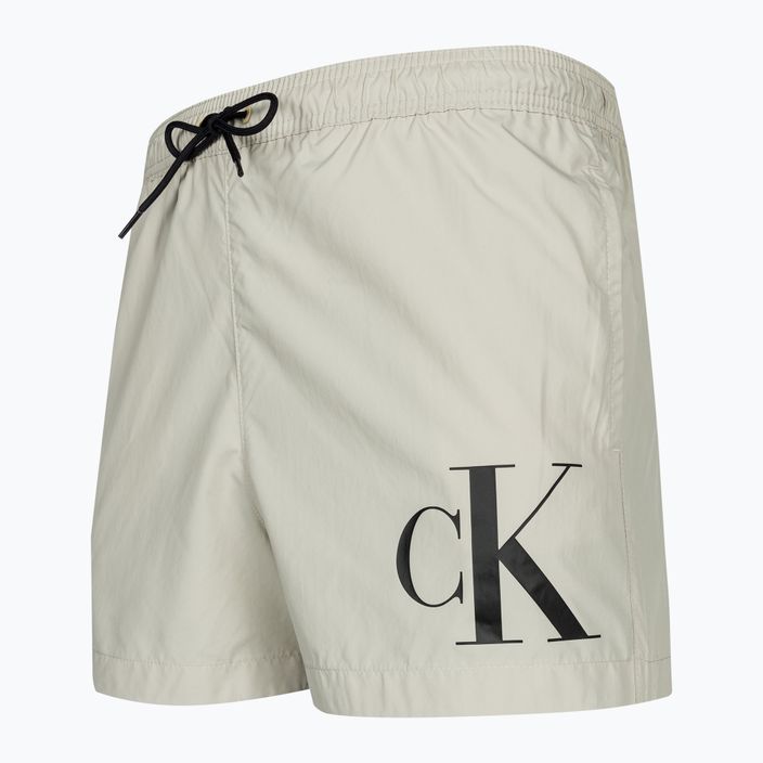 Vyriški maudymosi šortai Calvin Klein Short Drawstring silver lining 3