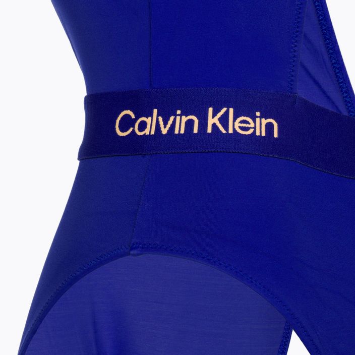 Moteriškas vientisas maudymosi kostiumėlis Calvin Klein Cut Out One Piece-RP midnight lagoon 3