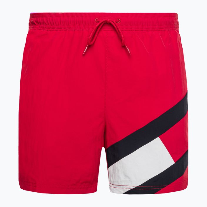 Vyriški Tommy Hilfiger Sf Medium Drawstring swim shorts red