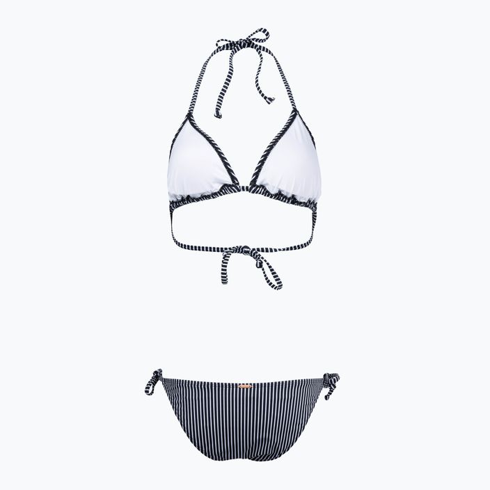 Moteriškas dviejų dalių maudymosi kostiumėlis O'Neill Capri Bondey Bikini black simple stripe 2