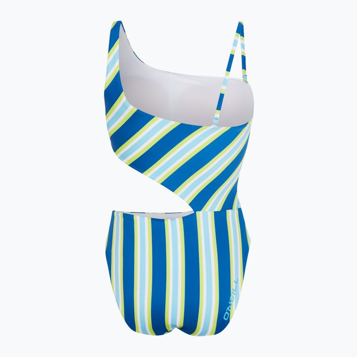 Moteriškas vientisas maudymosi kostiumėlis O'Neill Poppy blue towel stripe 2