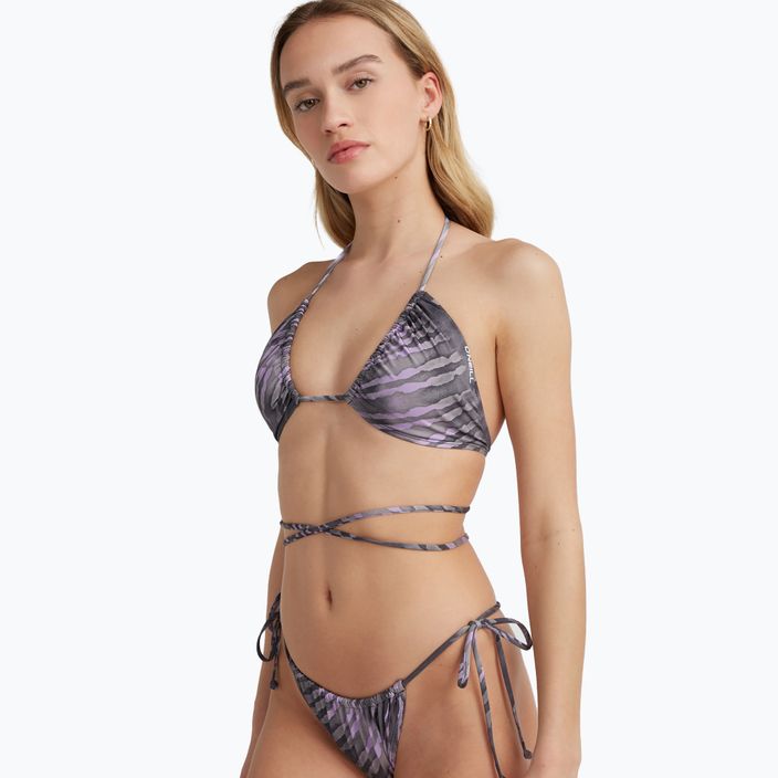 Moteriškas dviejų dalių maudymosi kostiumėlis O'Neill Kat Becca Wow Bikini grey tie dye 4