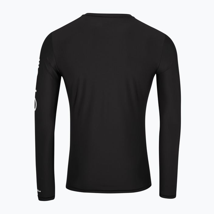 Vyriški maudymosi marškinėliai O'Neill Cali LS Skins black out 2