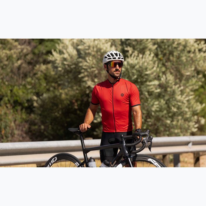 Vyriški dviračių marškinėliai Rogelli Essential red 10