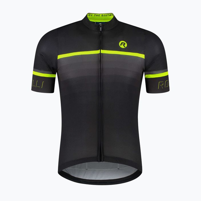 Vyriški dviračių marškinėliai Rogelli Hero II yellow/black/grey 3