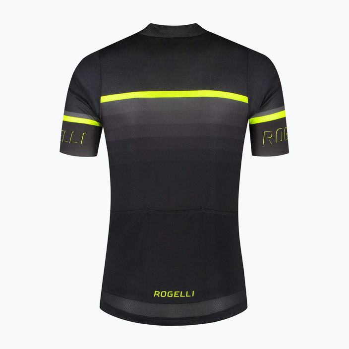 Vyriški dviračių marškinėliai Rogelli Hero II yellow/black/grey 4