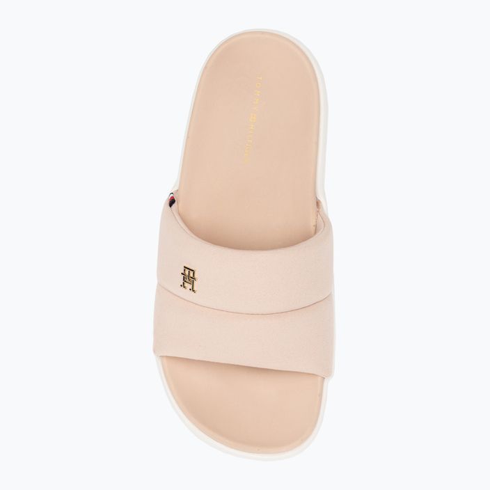 Moteriškos šlepetės Tommy Hilfiger Platform Pool Slide pink bloom 5