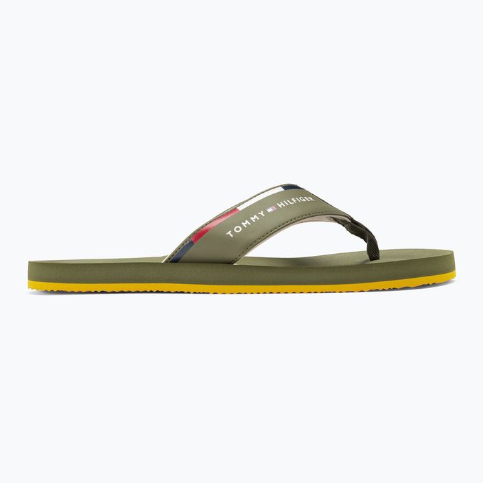 Vyriškos Tommy Hilfiger Comfort Beach Sandal military green šlepetės 2