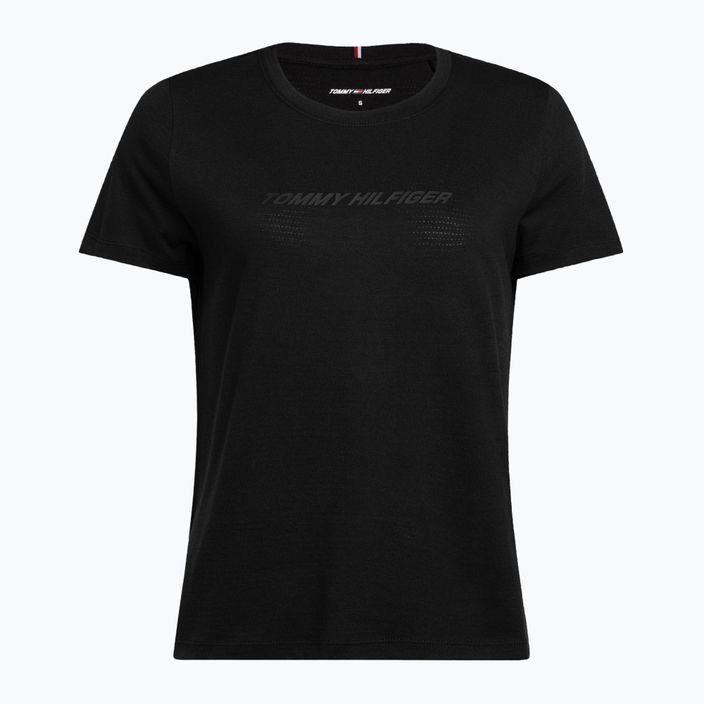 Tommy Hilfiger Performance Mesh Tee black moteriški treniruočių marškinėliai 5