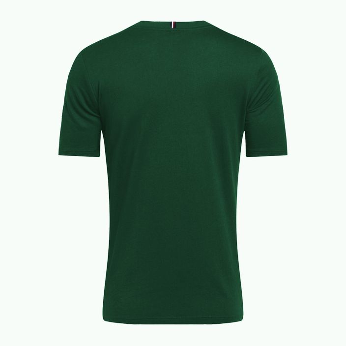 Tommy Hilfiger moteriški treniruočių marškinėliai Regular Th Monogram green 6