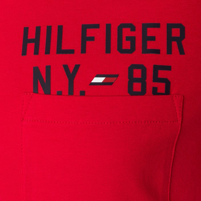 Vyriškas Tommy Hilfiger grafinis triko raudonas 7