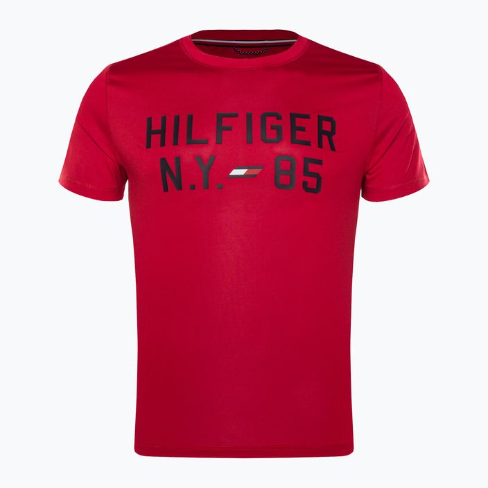 Vyriški Tommy Hilfiger Graphic Training marškinėliai raudoni 5