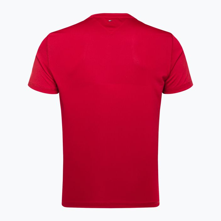 Vyriški Tommy Hilfiger Graphic Training marškinėliai raudoni 6