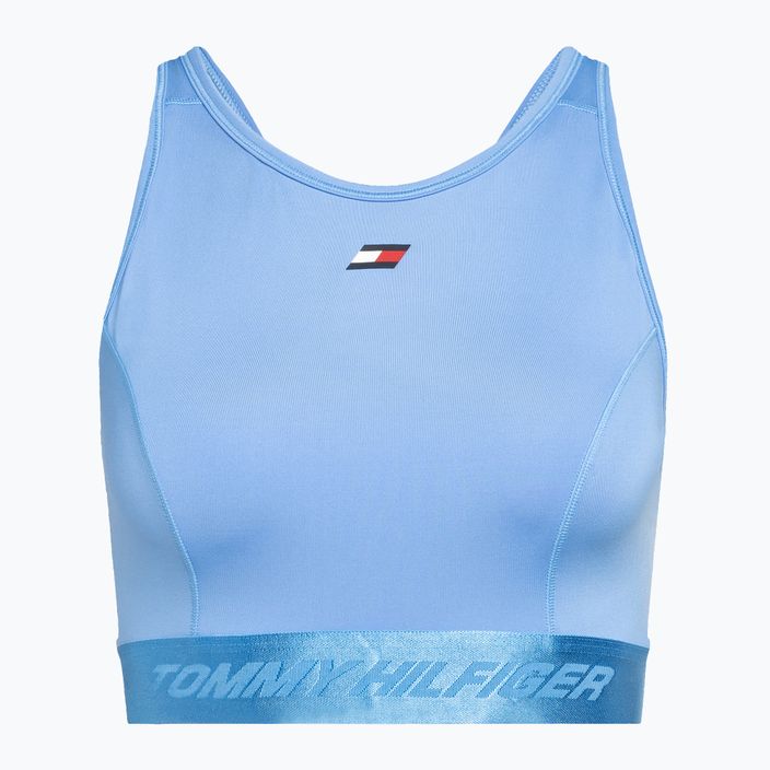 Tommy Hilfiger Essentials Mid Int Racer Back mėlyna fitneso liemenėlė 4