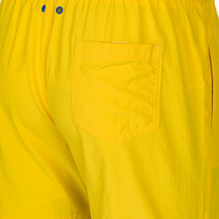 Vyriški Tommy Jeans SF Medium Drawstring Side Tape maudymosi šortai vivid yellow 4