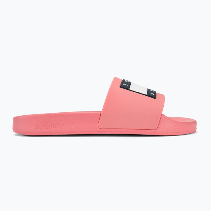 Tommy Jeans Flag Pool Slide Ess tickled pink moteriškos šlepetės 2