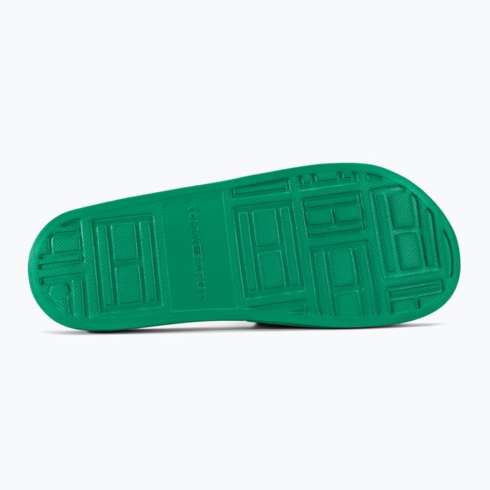 Moteriškos šlepetės Tommy Hilfiger Monogram Pool Slide olympic green 5