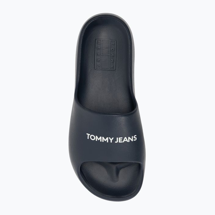 Tommy Jeans Moterų "Chunky Flatform Slide" šlepetės dark night navy 5
