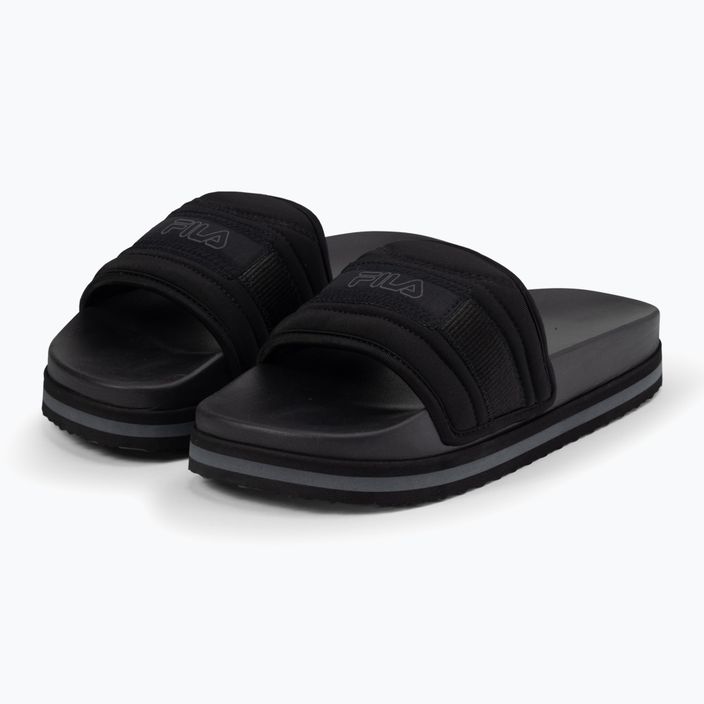 Moteriškos šlepetės FILA Morro Bay Zeppa Lounge black/black 8