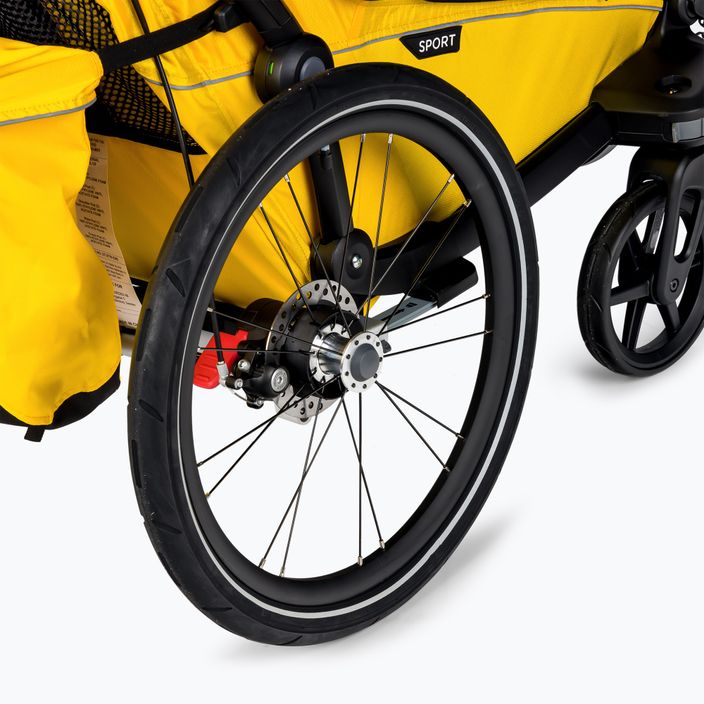 Thule Chariot Sport 1 vienvietė dviračių priekaba geltona 10201022 6
