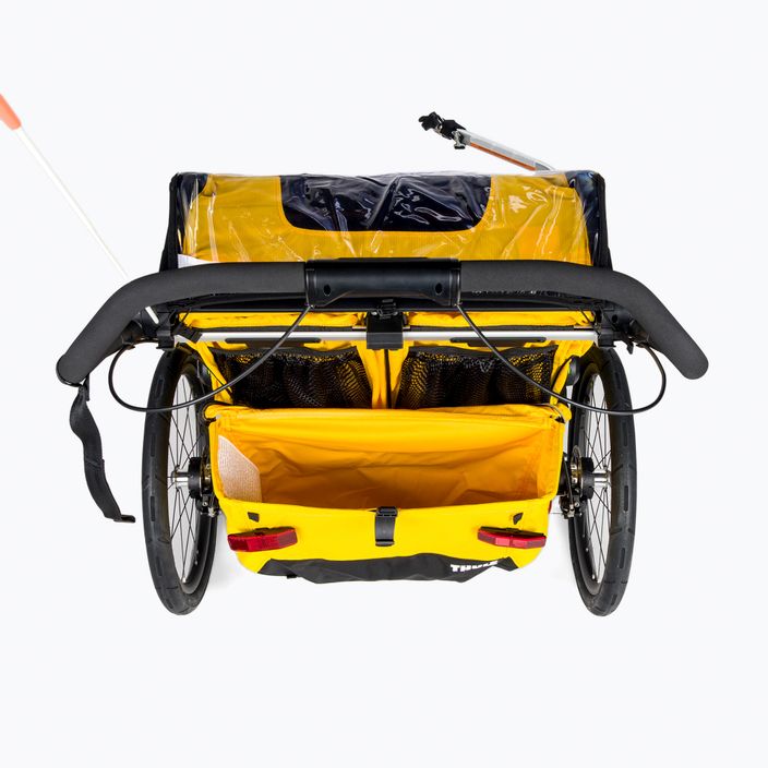 Thule Chariot Sport dviračių priekaba dvigubam dviračiui geltonos spalvos 10201024 4