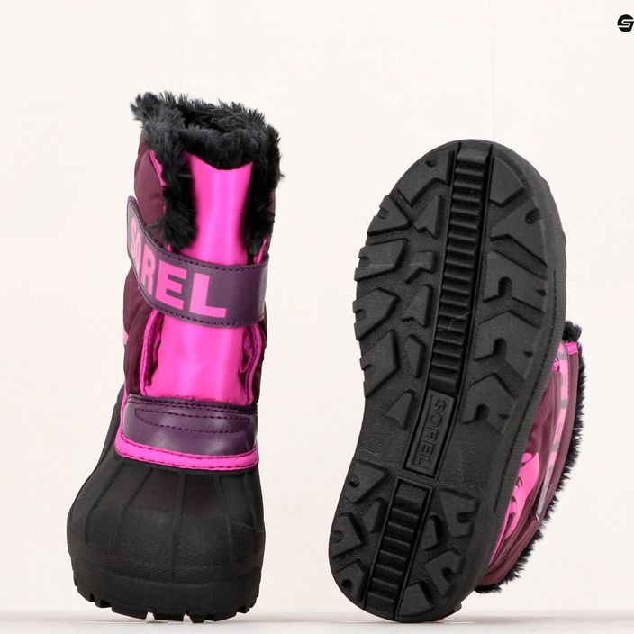 "Sorel Snow Commander" vaikiški trekingo batai purple dahlia/groovy pink 14