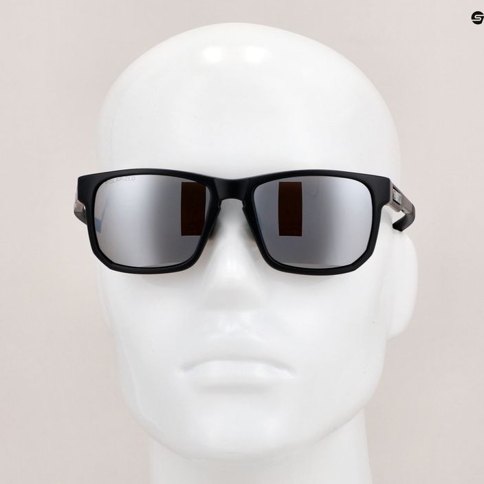 Bliz Ignite Polarized S3 matiniai juodos/rudos spalvos sidabriniai veidrodiniai dviratininko akiniai 10