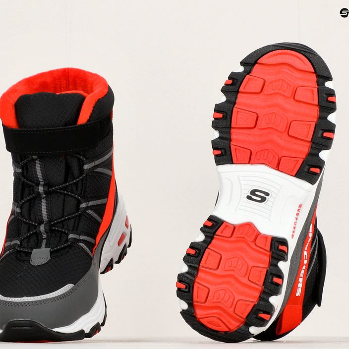 SKECHERS D'Lites vaikiški trekingo batai juodi/raudoni 10
