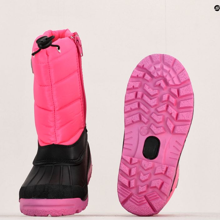 CMP Sneewy rožinės/juodos spalvos jaunimo sniego batai 3Q71294/C809 15