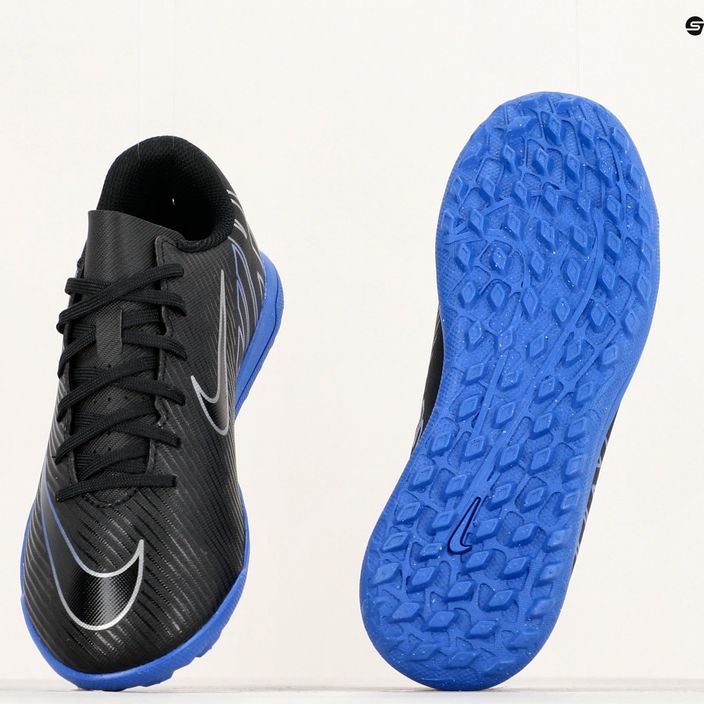Vaikiški futbolo bateliai Nike JR Mercurial Vapor 15 Club TF black/chrome/hyper real 8