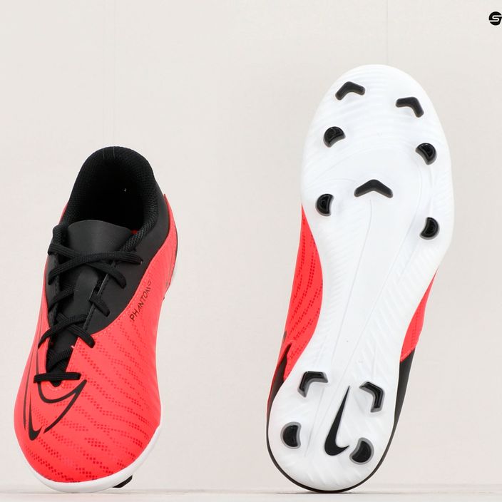 Nike Jr Phantom GX Club FG/MG bright crimson/black/white vaikiški futbolo bateliai 8
