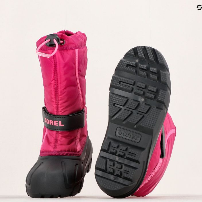 Paauglių sniego batai Sorel Flurry Dtv deep blush/tropic pink 15