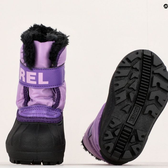 Vaikiški sniego batai Sorel Snow Commander gumdrop/purple violet 15