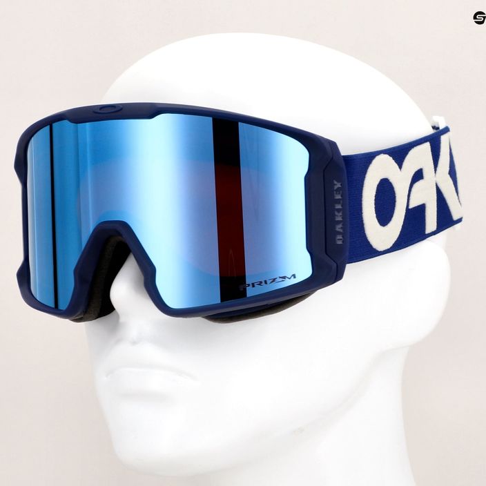 "Oakley Line Miner" matiniai b1b navy/prizm sapphire iridium slidinėjimo akiniai 7