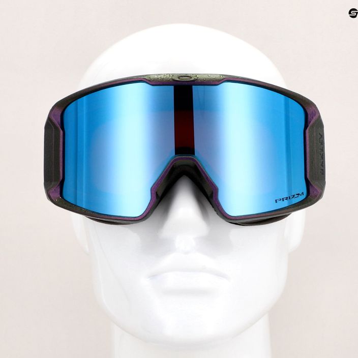 "Oakley Line Miner" slidinėjimo akiniai "fractel lilac/prism sapphire iridium 7