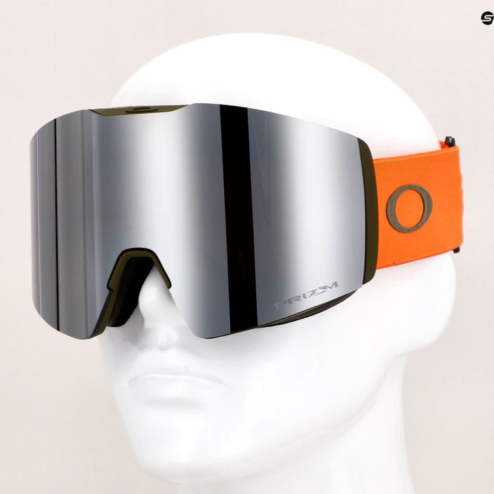 "Oakley Fall Line" oranžiniai/prizm black iridium slidinėjimo akiniai 7