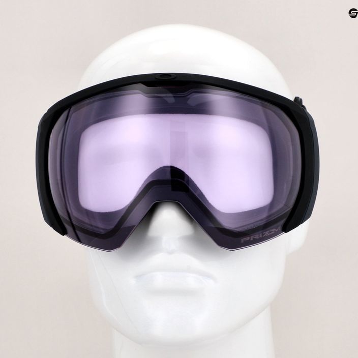 "Oakley Flight Path" matiniai juodi/prizm sniego skaidrūs slidinėjimo akiniai 10