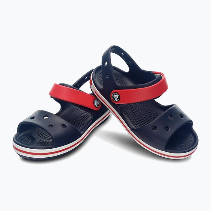 Vaikiški sandalai Crocs Crockband Kids Sandal navy/red 3