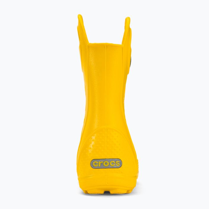 Vaikiški lietaus batai Crocs Handle Rain Boot Kids yellow 7