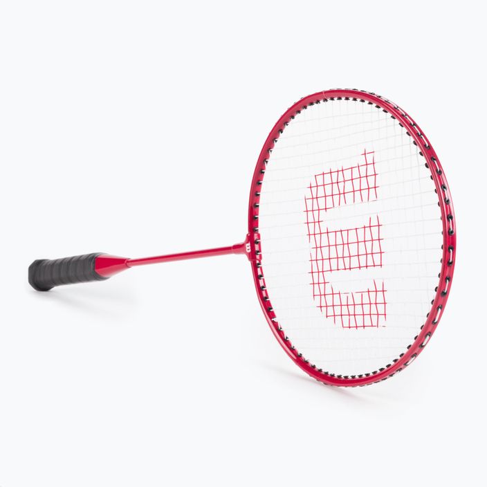 Wilson Tour badmintono rakečių rinkinys 4 vnt. raudonos spalvos WRT844400 3