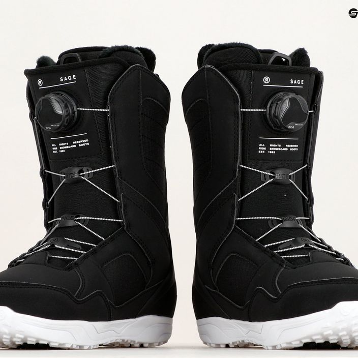 Moteriški snieglenčių batai RIDE Sage black 7