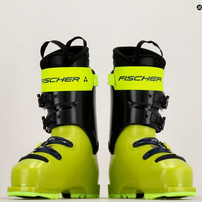 Vyriški slidinėjimo batai Fischer RC4 PRO MV GW BOA ZF CFC yellow/carbon 11
