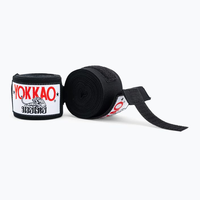 YOKKAO Premium bokso tvarsčiai juodi HW-2-1 2
